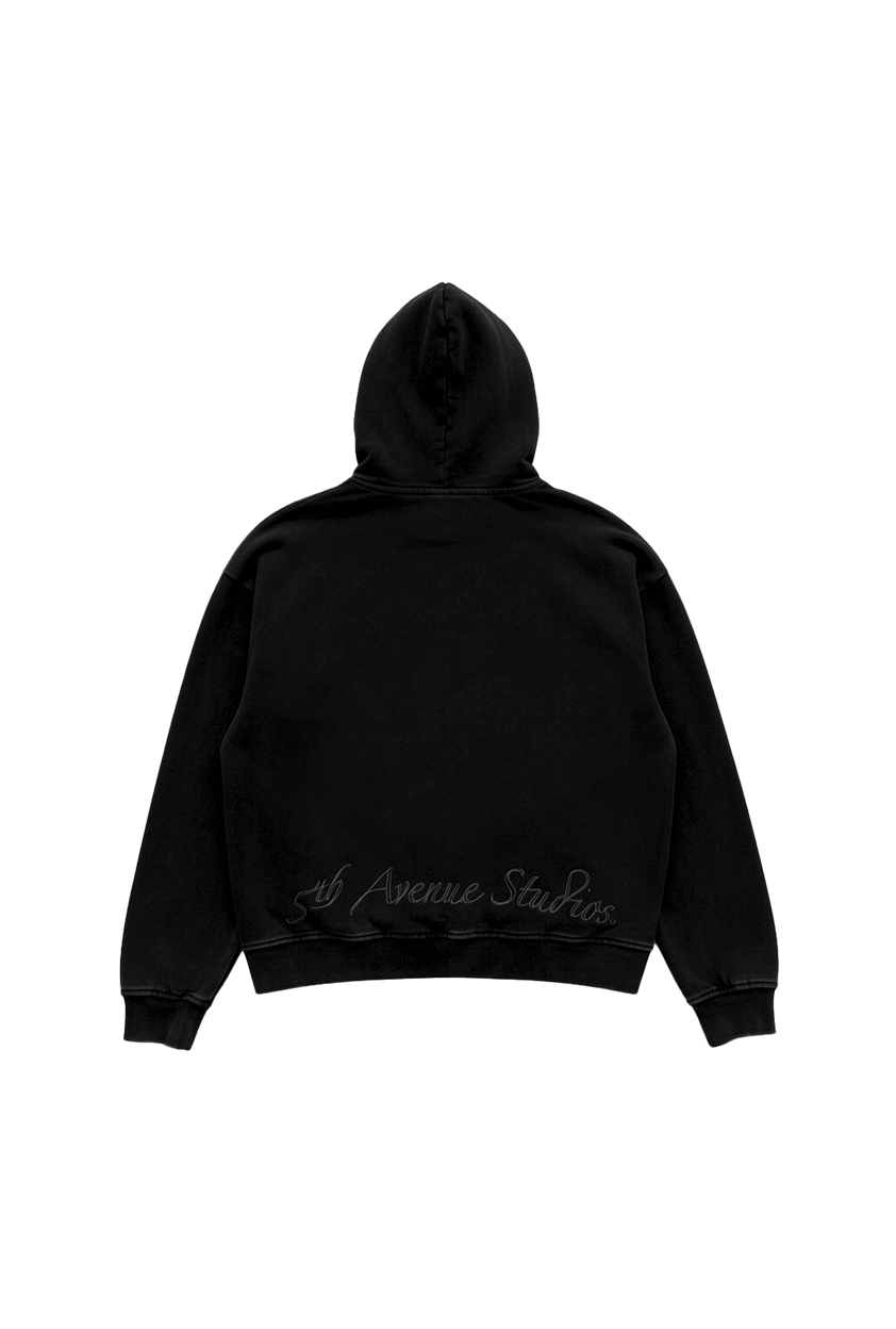 Acid Wash Hoodie [Black] | PRE-ORDER