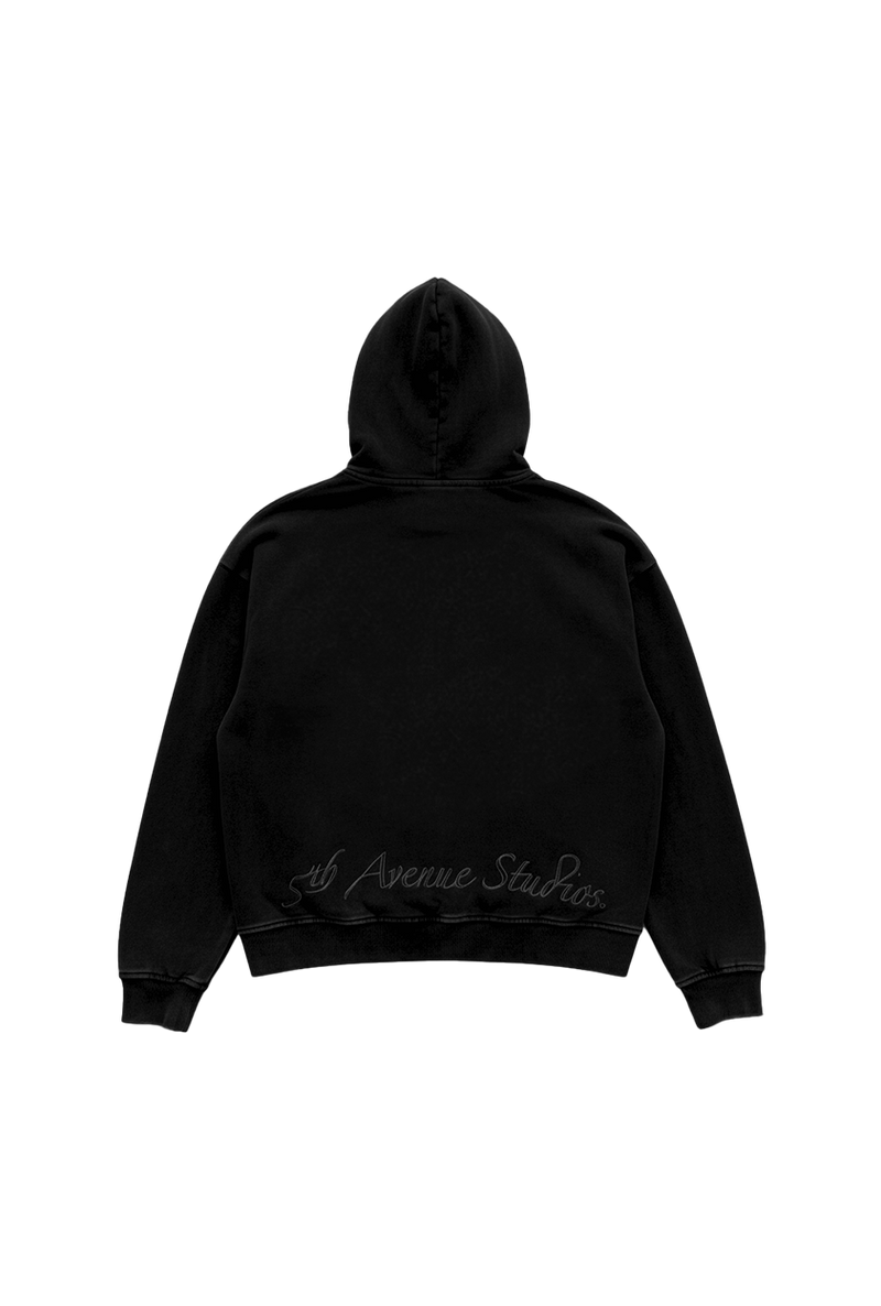 Acid Wash Hoodie [Black] | PRE-ORDER