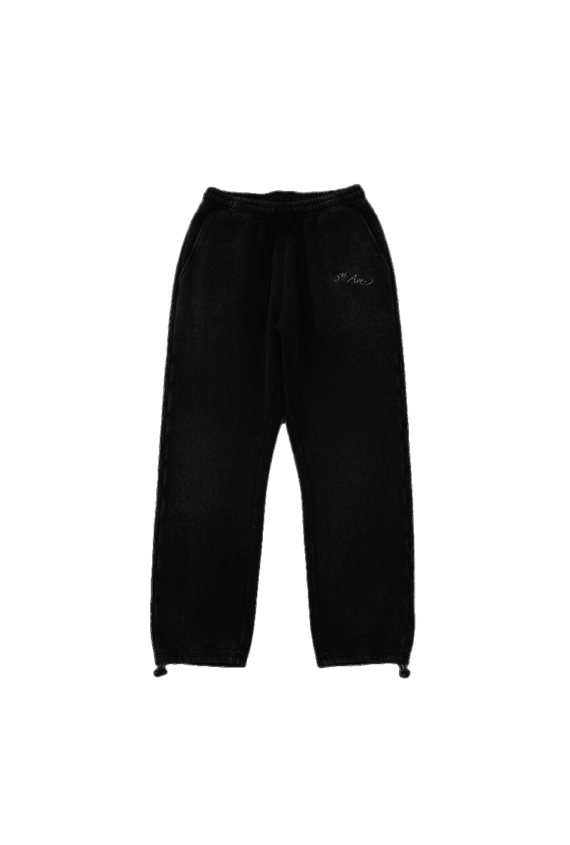 Acid Wash Sweatpants [Black] | PRE-ORDER