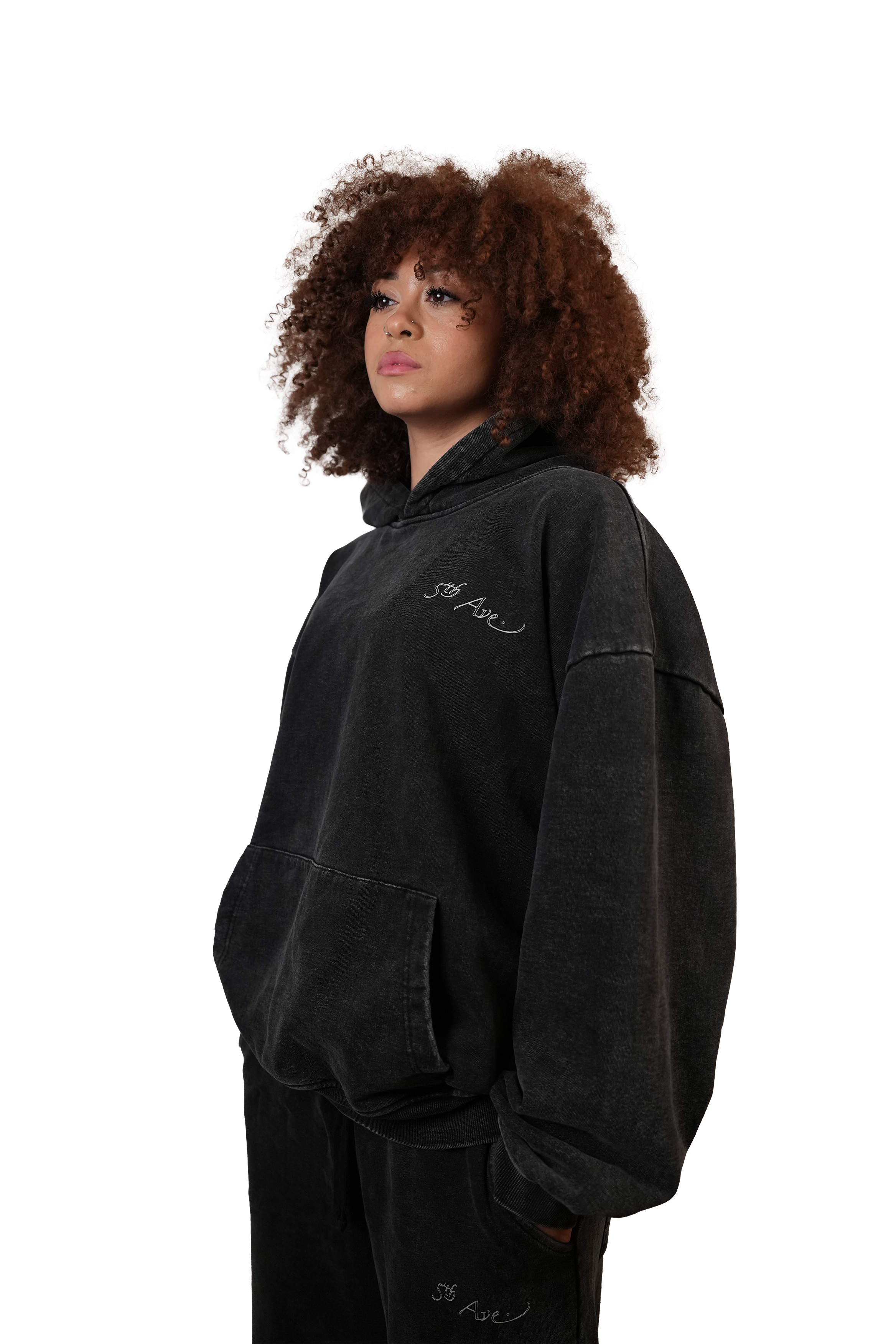 Acid Wash Hoodie [Burnt Ash]