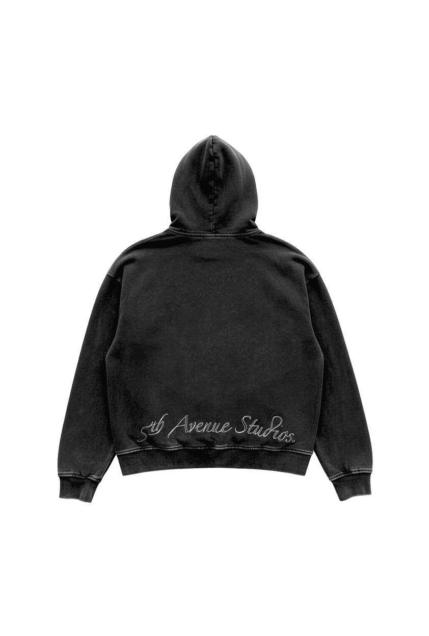 Acid Wash Hoodie [Burnt Ash]